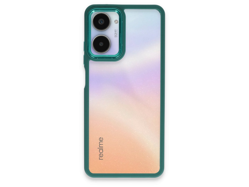 Newface Realme 10 Pro 5G Kılıf Dora Kapak - Haki Yeşil