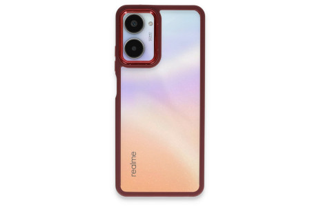 Newface Realme 10 Pro 5G Kılıf Dora Kapak - Kırmızı