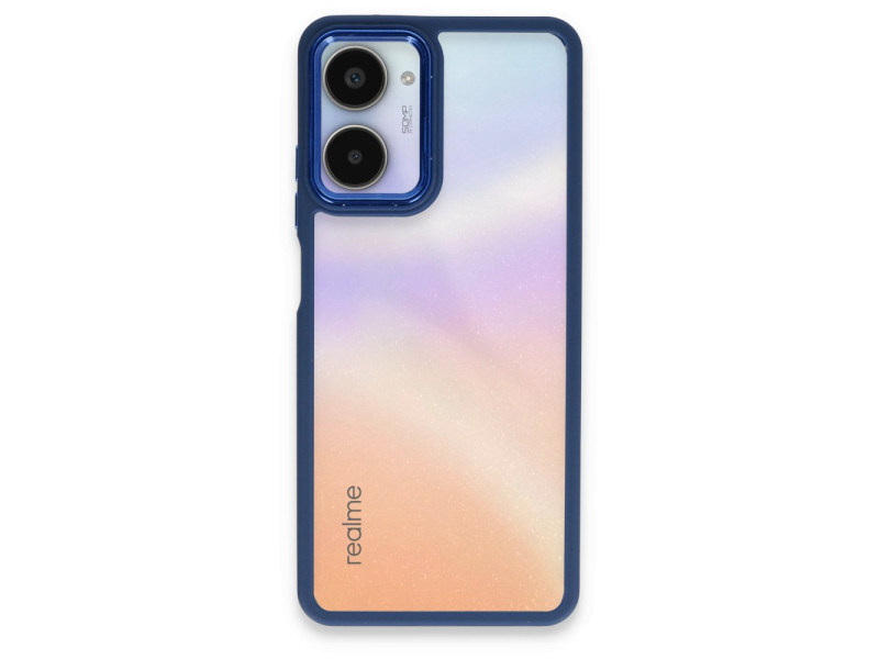 Newface Realme 10 Pro 5G Kılıf Dora Kapak - Mavi