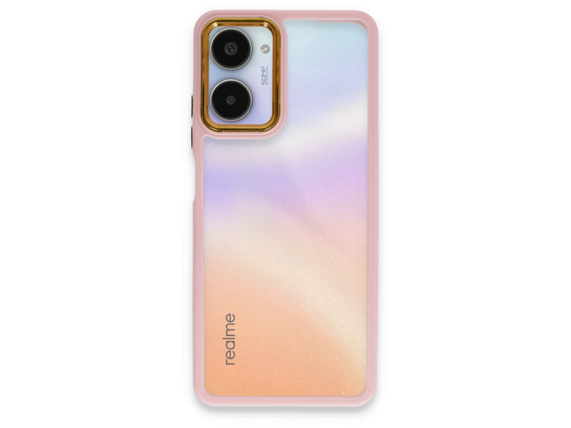 Newface Realme 10 Pro 5G Kılıf Dora Kapak - Pudra