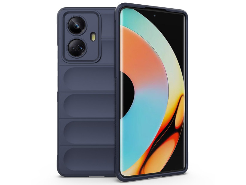 Newface Realme 10 Pro 5G Kılıf Optimum Silikon - Lacivert