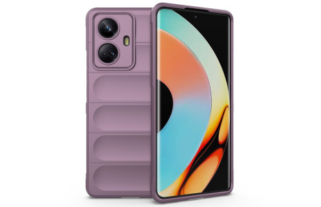 Newface Realme 10 Pro 5G Kılıf Optimum Silikon - Mor