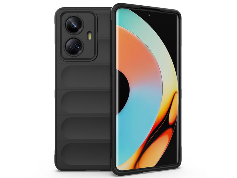 Newface Realme 10 Pro 5G Kılıf Optimum Silikon - Siyah