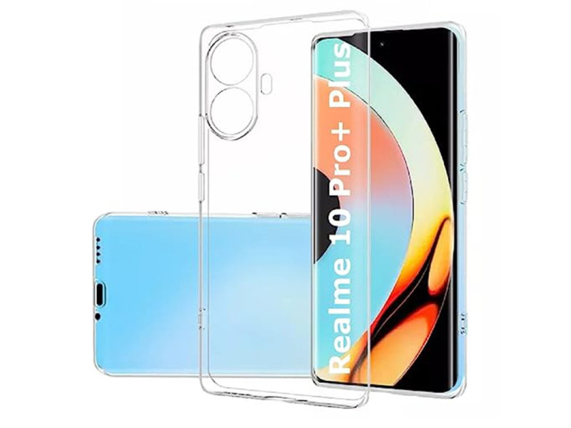 Newface Realme 10 Pro Plus 5G Kılıf Lüx Şeffaf Silikon