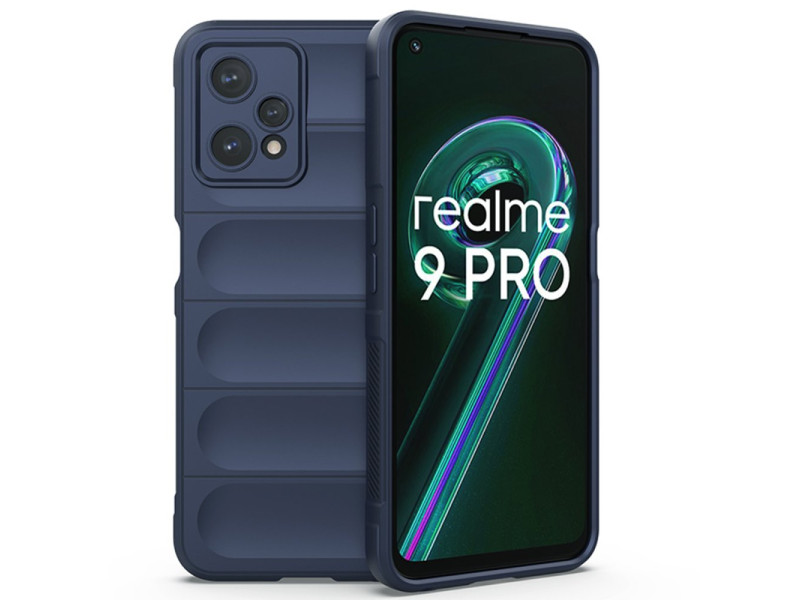 Newface Realme 9 Pro 5G Kılıf Optimum Silikon - Lacivert