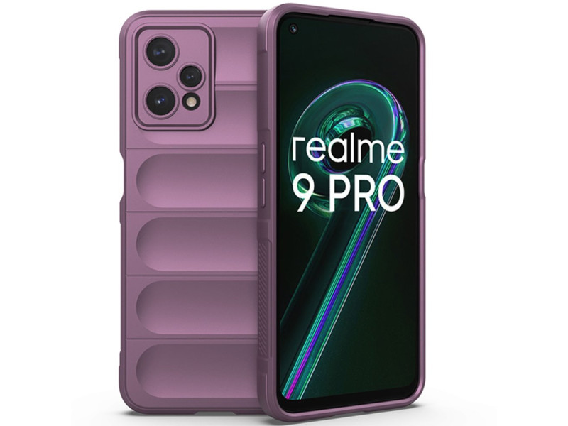 Newface Realme 9 Pro 5G Kılıf Optimum Silikon - Mor