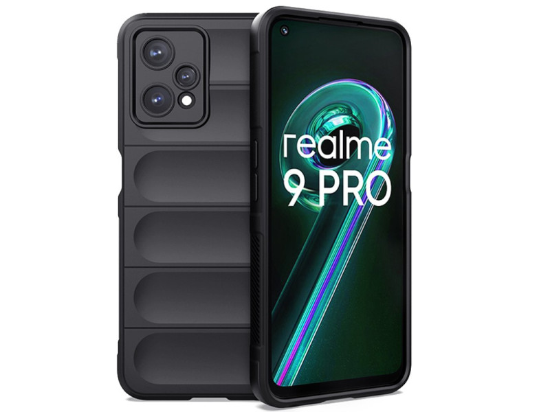 Newface Realme 9 Pro 5G Kılıf Optimum Silikon - Siyah
