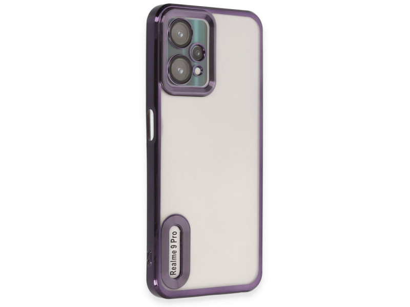 Newface Realme 9 Pro 5G Kılıf Slot Silikon - Mor