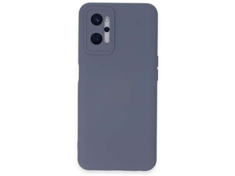 Newface Realme 9i 4G Kılıf Nano içi Kadife Silikon - Gri