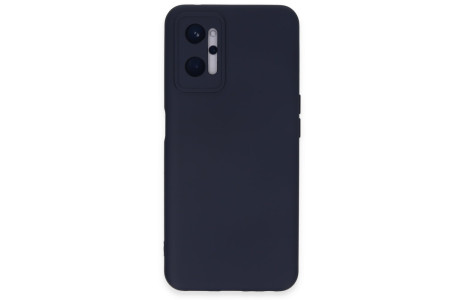 Newface Realme 9i 4G Kılıf Nano içi Kadife Silikon - Lacivert