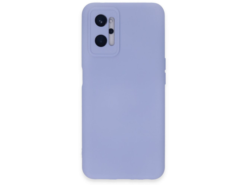 Newface Realme 9i 4G Kılıf Nano içi Kadife Silikon - Lila