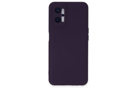 Newface Realme 9i 4G Kılıf Nano içi Kadife Silikon - Mor