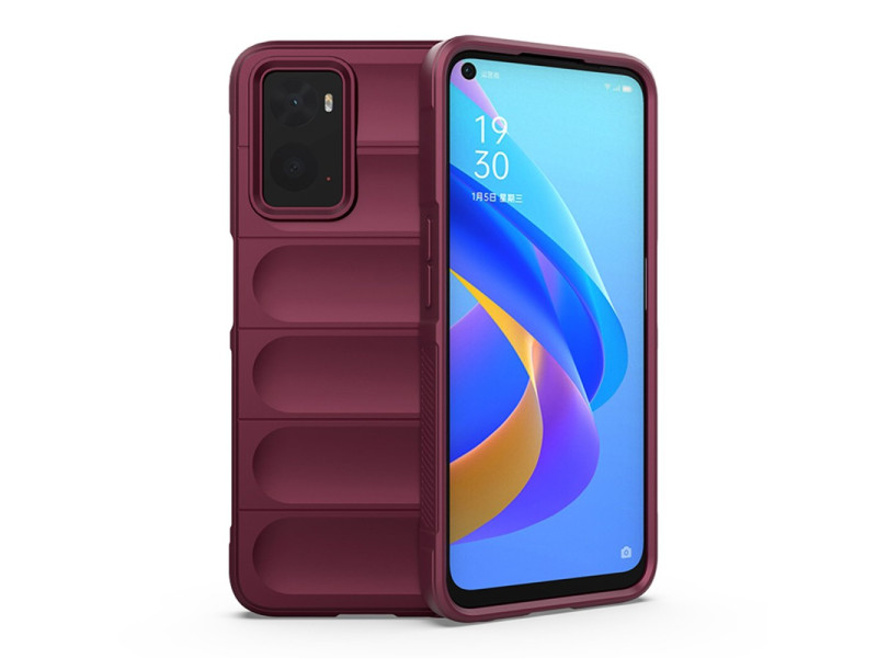 Newface Realme 9i 4G Kılıf Optimum Silikon - Bordo