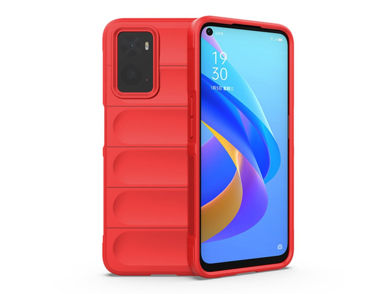 Newface Realme 9i 4G Kılıf Optimum Silikon - Kırmızı
