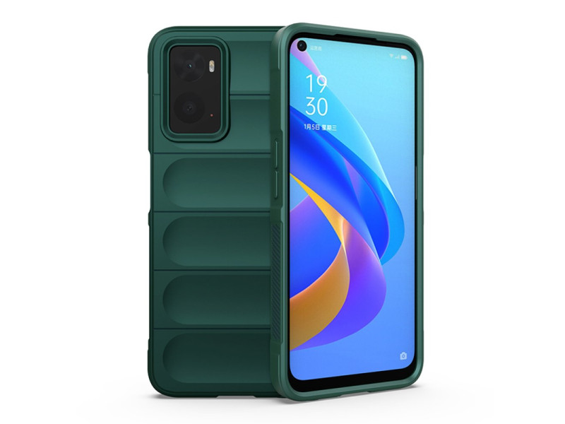 Newface Realme 9i 4G Kılıf Optimum Silikon - Koyu Yeşil