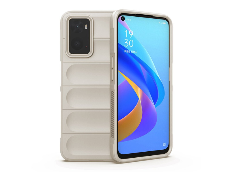 Newface Realme 9i 4G Kılıf Optimum Silikon - Krem