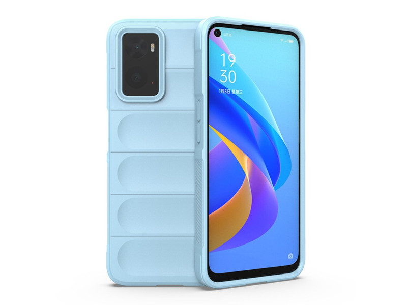 Newface Realme 9i 4G Kılıf Optimum Silikon - Sky Blue