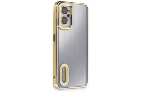 Newface Realme 9i 4G Kılıf Slot Silikon - Gold