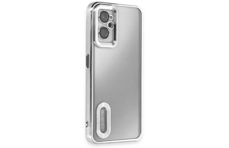 Newface Realme 9i 4G Kılıf Slot Silikon - Gümüş