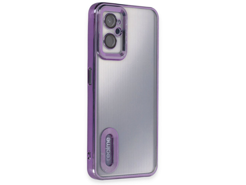 Newface Realme 9i 4G Kılıf Slot Silikon - Mor