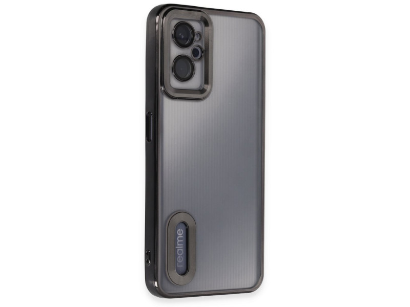 Newface Realme 9i 4G Kılıf Slot Silikon - Siyah