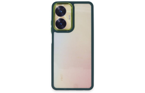 Newface Realme C55 Kılıf Dora Kapak - Haki Yeşil