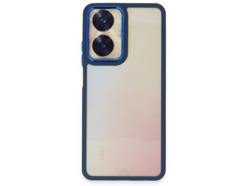 Newface Realme C55 Kılıf Dora Kapak - Mavi