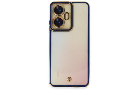 Newface Realme C55 Kılıf Liva Lens Silikon - Mavi