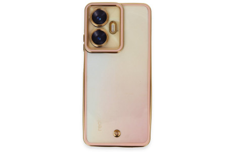 Newface Realme C55 Kılıf Liva Lens Silikon - Pudra