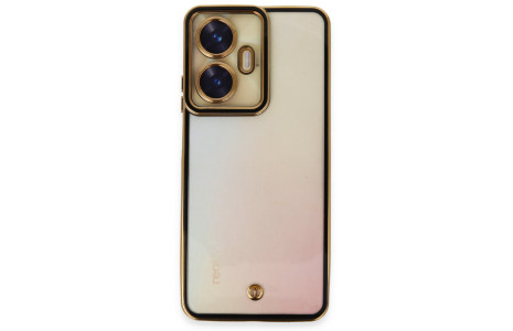 Newface Realme C55 Kılıf Liva Lens Silikon - Siyah