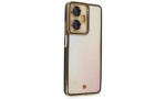 Newface Realme C55 Kılıf Liva Lens Silikon - Siyah