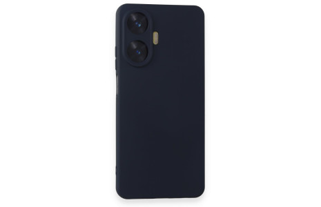 Newface Realme C55 Kılıf Nano içi Kadife Silikon - Lacivert
