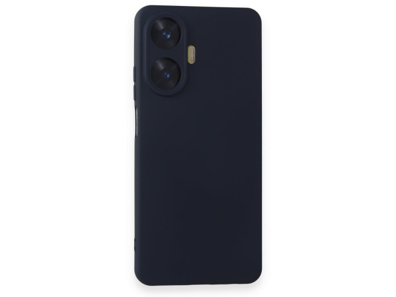 Newface Realme C55 Kılıf Nano içi Kadife Silikon - Lacivert