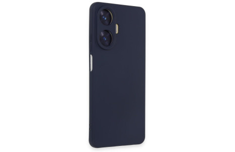 Newface Realme C55 Kılıf Nano içi Kadife Silikon - Mor