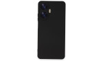 Newface Realme C55 Kılıf Nano içi Kadife Silikon - Siyah