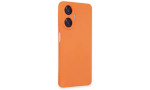 Newface Realme C55 Kılıf Nano içi Kadife Silikon - Turuncu