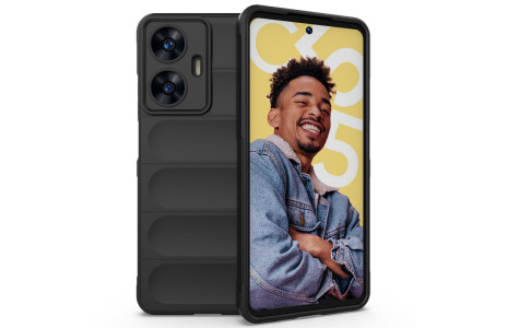 Newface Realme C55 Kılıf Optimum Silikon - Siyah