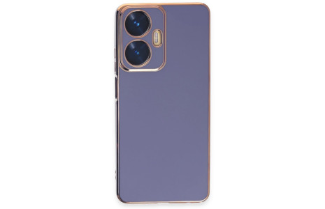 Newface Realme C55 Kılıf Volet Silikon - Mavi