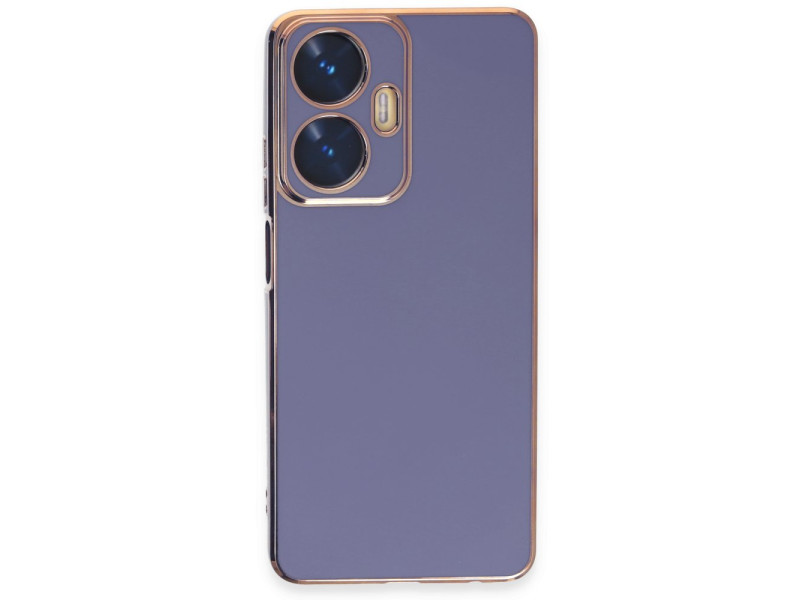 Newface Realme C55 Kılıf Volet Silikon - Mavi