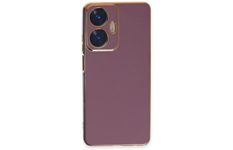 Newface Realme C55 Kılıf Volet Silikon - Mor