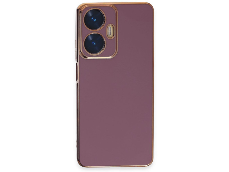 Newface Realme C55 Kılıf Volet Silikon - Mor
