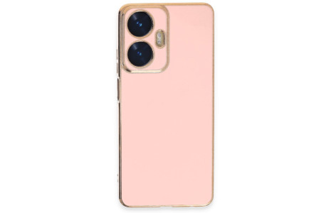 Newface Realme C55 Kılıf Volet Silikon - Pembe
