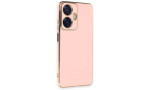 Newface Realme C55 Kılıf Volet Silikon - Pembe