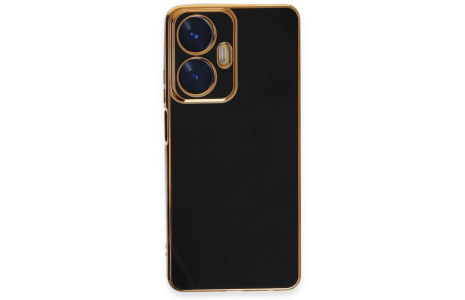 Newface Realme C55 Kılıf Volet Silikon - Siyah