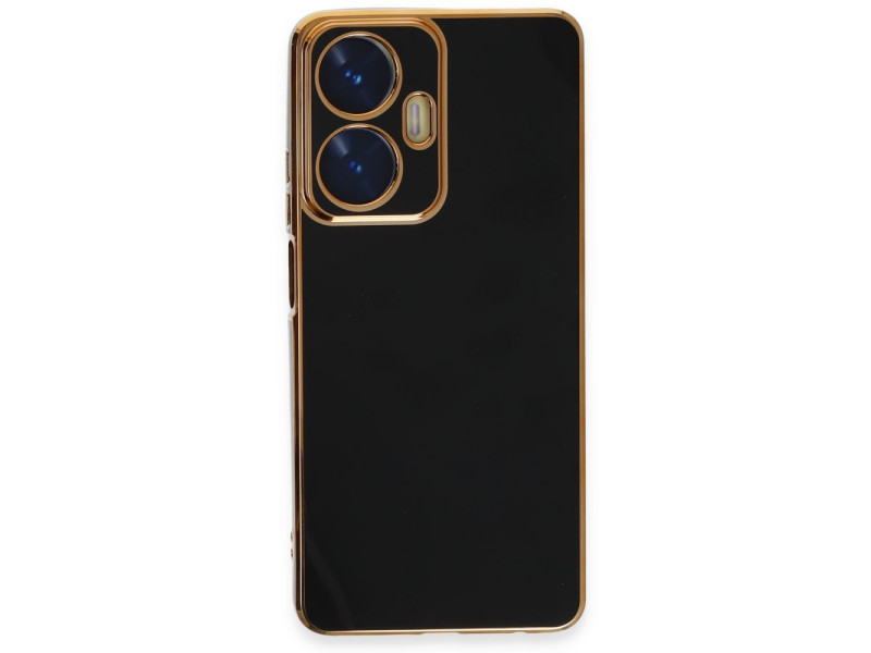 Newface Realme C55 Kılıf Volet Silikon - Siyah