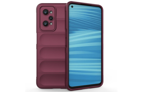 Newface Realme GT2 5G Kılıf Optimum Silikon - Bordo