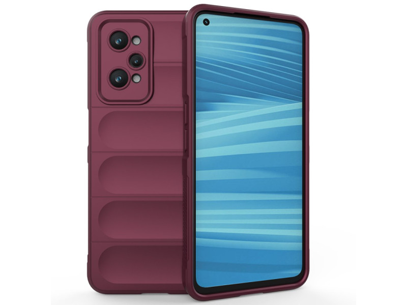 Newface Realme GT2 5G Kılıf Optimum Silikon - Bordo