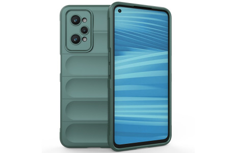 Newface Realme GT2 5G Kılıf Optimum Silikon - Koyu Yeşil