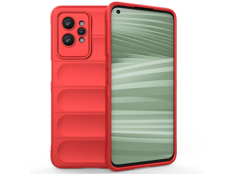 Newface Realme GT2 Pro 5G Kılıf Optimum Silikon - Kırmızı