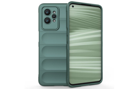 Newface Realme GT2 Pro 5G Kılıf Optimum Silikon - Koyu Yeşil